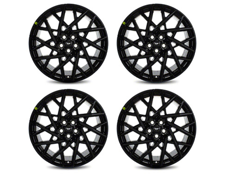 Ford Mustang Mach-E Wheel Kit - Ford Racing - 20 in. x 8 in. Gloss Black - Gloss Black - `21-`24 Ford Mustang Mach-E Wheel Kit - Ford Racing - 20 in. x 8 in. Gloss Black - Gloss Black - `21-`24